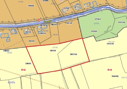 działka na sprzedaż - Jastrzębie-Zdrój, Bzie Zameckie, Żytnia