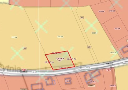 działka na sprzedaż - Jastrzębie-Zdrój, Bzie Zameckie, Żytnia